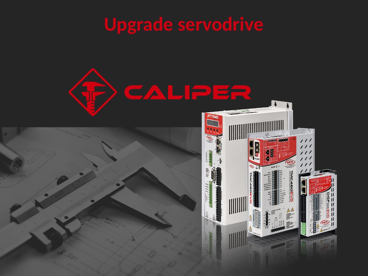 Caliper e Firmware 4.30.00 - Upgrade servodrive